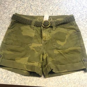 Camo shorts by Sonoma.
